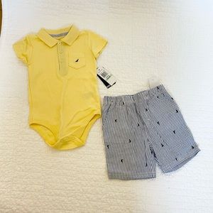 NWT Nautica 2 Piece Boys Short Set